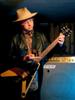 Webb and one of his Flying V's. © Tom Comet, 2005.